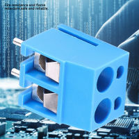 50pcs 2-Pin 5.0mm Circuit Board Terminal Block Circuit Board Wiring Screw Terminals Electrical Connector for Industrial Home Furnishing