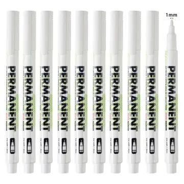 1 Set White-Color Permanent Tire Marker Pen for Car Tyre and