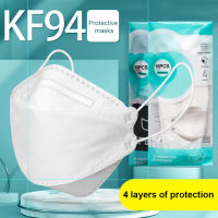 (สินค้าพร้อมสต็อก) 1ชิ้น/10ชิ้น KF94หน้ากากปากกันฝุ่นหน้ากากป้องกันหมอกและระบายอากาศ
