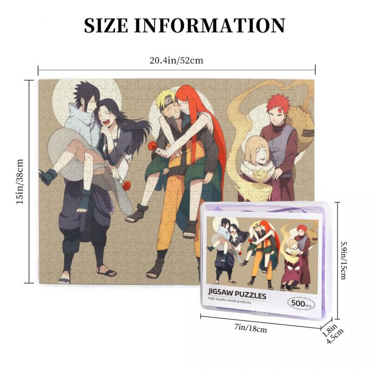 naruto-uzumaki-sasuke-uchiha-kushina-uzumaki-and-karura-wooden-jigsaw-puzzle-500-pieces-educational-toy-painting-art-decor-decompression-toys-500pcs