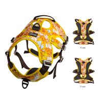 2022 NO PULL Dog Harness Adjustable Reflective Chest Small Large Dogs Outdoor Training Supplies