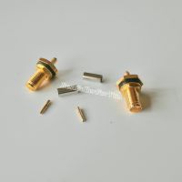 【CW】 10 SMA Female Waterproof Bulkhead Crimp RG174 RG316 LMR100 Cable RF Connector