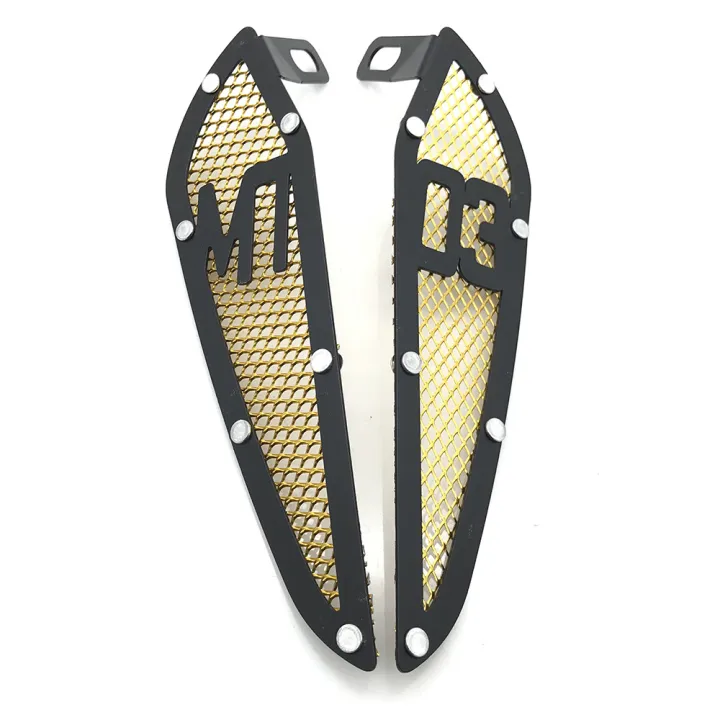 Motorcycle Fuel Tank Air Intake Mesh Inlet Decorative Guard Cover For