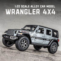 LI[RUM]1:22 Scale Jeep Wrangler รถรุ่น Light &amp; Sound Effect Diecast รถของเล่นสำหรับชายวันเกิดของขวัญเด็กของเล่นรถคอลเลกชัน