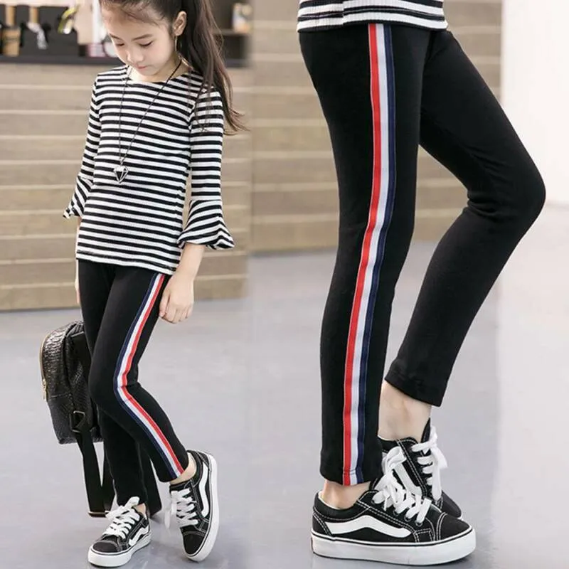 Deborah456 Kids Girls Sports Leggings Pants Full Length Candy
