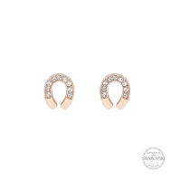 WEST ISLAND LONDON ต่างหู ตุ้มหู WE RG7-WI9133221 Tring Earring  - Rose Gold Plating - Nickel Free - Surgical Grade - IGPU20-10