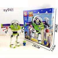 ตัวต่อบล็อคต่อแบบเลโก้นาโนเป็นโมเดลการ์ตูน ทอยสตอรี่ Toy story S Brick and block nano lego เมื่อประกอบแล้วมีขนาดใหญ่ มีปุ่มยิงกระสุน เปิดฝาใสเพื่อใส่หุ่น และปีกขยับขึ้นลงได้ เหมาะกับเด็ก 6 ปีขึ้นไป มีตัวต่อมากกว่า 243 ชิ้น ช่วยเสริมสร้างสมาธิ การสังเกตุ