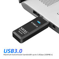 2 In 1ชุดเครื่องอ่านการ์ดหน่วยความจำ USB 3.0 S D/micro SDXC SDHC,เครื่องมือแปลงอะแดปเตอร์ S D/micro S D/tf Trans-Flash Card USB3.0