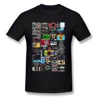 T Shirts Fashion 2023 Men Cameras T Shirt 100% Cotton Picture Shoot Nice T-Shirts  E7LP