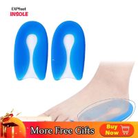 【YF】 Silicone Gel Insoles Heel Cushion Soles Relieve Foot Pain Plantar Fasciitis Protectors Spur Support Shoe Pad Feet Care Inserts