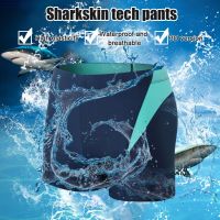 Men Swimming Shorts Waterproof Square Leg Swimming Pants Quick Drying Breathable Portable Lightweight Elastic for Sport Training Swimwear