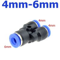 3 Way Port Y รูปร่าง Air Pneumatic 12มม. 8มม. 10มม. 6มม. 4มม. Od ท่อแก๊สท่อพลาสติก Fitting Connectors Quick Fittings