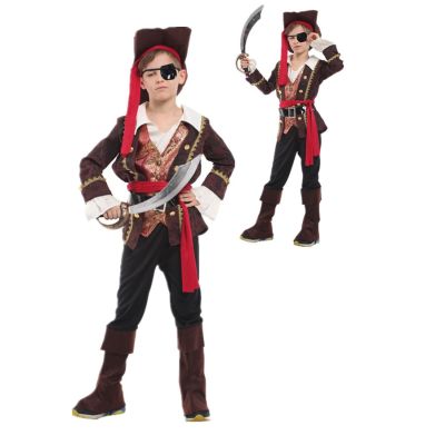 captain jack sparrow pirate costume cosplay halloween costume for kids fancy dress carnival costumes for children boys