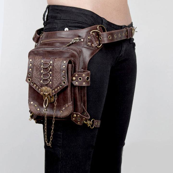 steampunk-motorcycle-womens-bag-new-gothic-small-bag-unisex-crossbody-bag-mini-travel-fanny-pack-one-piece-dropshipping