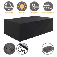 Patio Furniture Covers Windproof Waterproof Rain Snow Dust Wind-Proof Anti-UV Oxford Fabric Garden Lawn Outdoor Furniture Covers