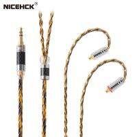 Nicehck C8-1 สายเคเบิลเชื่อมต่อ ชุบเงิน 8 แกน 2.5 3.5 4.4 มม. เป็น 0.75 0.78 2pin/mmcx สําหรับอัพเกรด DB3 TFZ