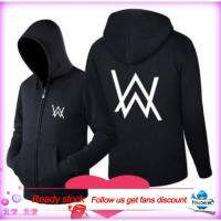 dj alan walker hoodie ซิปเสื้อแจ็คเก็ตจางหายไป