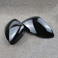 Black For VW Golf 8 MK8 2020 Mirror Cover Rear View Side Mirror Cap Housing Support Lane Change Side Assist Blind Spot Assist