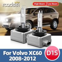 Roadsun หลอดไฟซ่อนไฟหน้าซีนอนซ่อน D1s รถยนต์,โคมไฟ D1ไฟหน้า6000K สำหรับวอลโว่ Xc60 2008 2009 2010 2011 2012