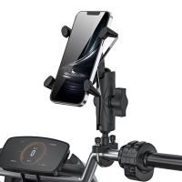 1 Set Motorbike Phone Stand Useful Durable X-shaped Fixed for Outdoor Motorbike Phone Bracket Motorcycle Phone Mount