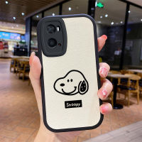 เคส OPPO A76 Case Snoopy leather ซิลิโคนนุ่มกล้องหน้าเต็มหน้า ป้องกันกล้อง กันกระแทก ฝาหลัง