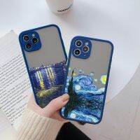 ร้อน hanoe413 - / สำหรับ Coque Iphone 7 8 Plus SE2 14 11 12 13 Pro Max Mini X XR XS Max เคสมือถือ Art Van Gogh ภาพวาดสีน้ำมันกรอบกันกระแทกแข็ง