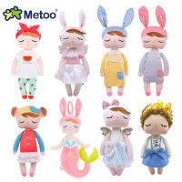 Metoo Angela Rabbit deer ballet fruit mermaid Girl Stuffed Plush Animals Toys Doll for kids Appease Baby Birthday Christmas Gift