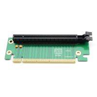 อะแดปเตอร์การ์ดไรเซอร์ Pci-e Express 16x90องศาทั่วโลกสำหรับพัดลมประกอบเคสคอมพิวเตอร์คอมพิวเตอร์2u ใหม่