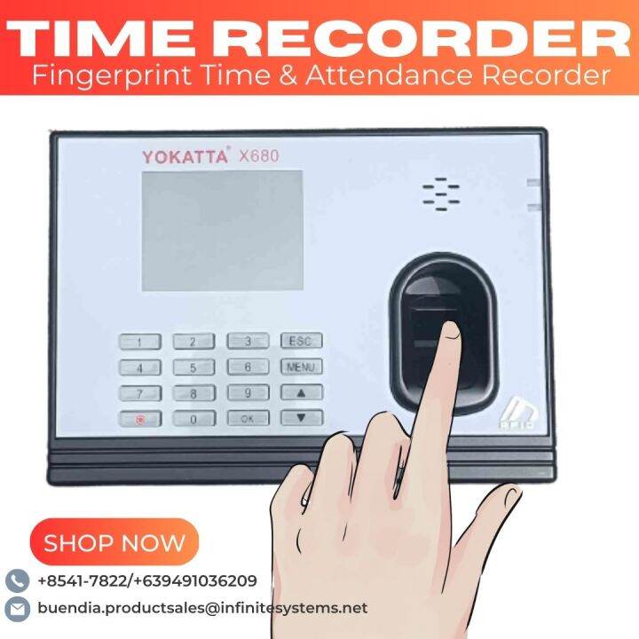 Biometrics Time recorder, Digital Biometric, Yokatta Time and