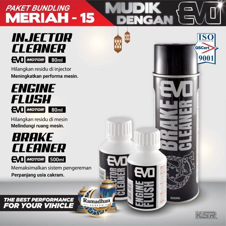 Paket Bundling Meriah Xv Injector Cleaner Brake Cleaner Engine Flush Lazada Indonesia