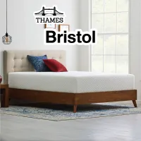 Thames ที่นอนยางพารา แท้100% ไร้โครงสปริง หนา 4นิ้ว รุ่น Bristol แบบนุ่มสบาย ผ้ากันไรฝุ่น latex mattress ที่นอน สุขภาพ