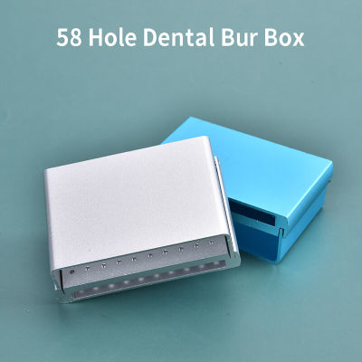 Dental 58 Hole Autoclave Cartridge Cleaning Carriage for High/Low Speed ​​Drills