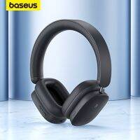 【DT】hot！ Baseus Headphones 40dB Earphone Bluetooth 5.2 40mm Driver HiFi 4-mics ENC Over the Ear Headsets 70H