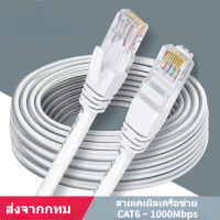 1-5เมตร สายเคเบิลเครือข่าย 1000Mbps สายเคเบิลเครือข่ายหมวด 6 สายเคเบิลเครือข่ายความเร็วสูงพร้อมหัวคริสตัล คอมพิวเตอร์ Gigabit Network Cable