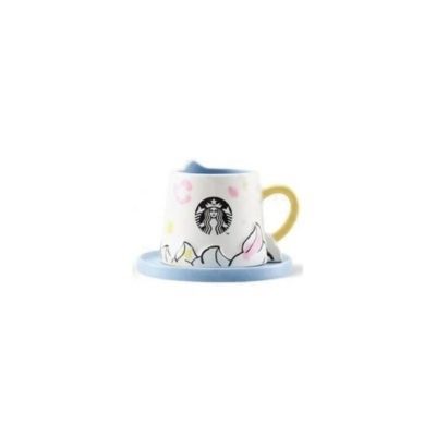 Startbuck ถ้วยขาตั้งกล้อง Starbuck ถ้วย2021ของขวัญคริสต์มาสแก้วภูเขาหิมะบินโต๊ะเซรามิคการดื่มกาแฟถ้วยจานรองแก้ว Starbuck ประเทศจีน Starbuck