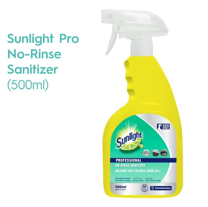 Sunlight Professional No Rinse Sanitizer 500mL Lazada PH