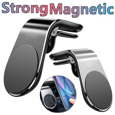 Car Phone Holder Magnetic Holder Magnet Mobile Mount Cell Phone Stand In Car Cellphone Bracket For iPhone 13 12 Xiaomi Samsung Car Mounts