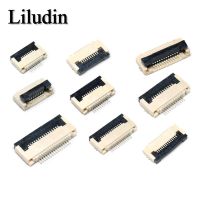 10PCS 0.5MM Pitch Under Clamshell Socket FPC FFC Flat Cable Connector 4P 5P 6P 8P 10P 12P 14P 16P 20P 22P 24P 30P 34P 10pcs