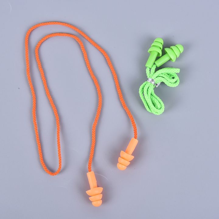 soft-anti-noise-ear-plug-silicone-swim-earplugs-adult-children-swimmers-diving-with-rope-2pcs