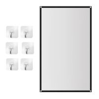 Projector Screen for Home Theater HD White Foldable Anti-Crease