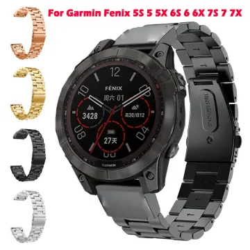 Garmin fenix 5x on sale stainless steel band