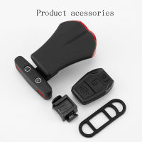 Bicycle waterproof USB charging light wireless remote control steering tail light anti-theft warning light horn 100 decibels