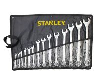 Stanley ชุดประแจแหวนข้างปากตาย 8 - 17 มม. (9 ตัวชุด) ในซองผ้า รุ่น STMT80941-8 ( Combination Wrench Set ) ชุดประแจ ประแจ ส่งด่วน ส่งไส