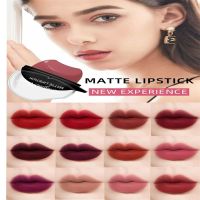 10 Color Lazy Lipstick Girls Matte Makeup Waterproof Long Lasting Non Stick Cup Lip Gloss Easy To Use Lip Tint Female Comestics