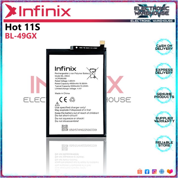 infinix hot 11s battery capacity