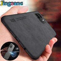 Jingsanc เคส A2 Redmi A1/Redmi หนังแกะหรูหราเคสโทรศัพท์หนังแกะที่มีการดึงดูดภายในและบางเคสฝาหลังรวมเลนส์ A1กับ Redmi A2