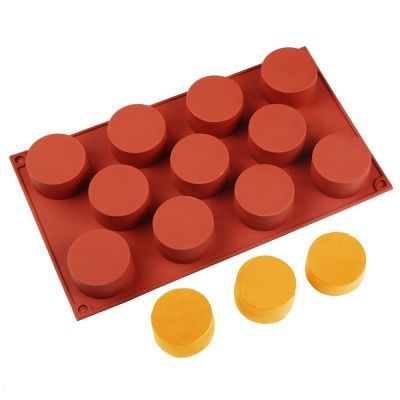 【CW】 Cavity Cylindrical Silicone Cup Mold for Chocolate Mousse Bread Jelly Pudding Dessert Bakeware Decorating