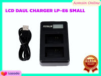 แท่นชาร์จแบตเตอรี่กล้อง LCD DAUL CHARGER LP-E6 SMALL