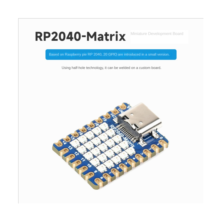 mini-development-board-kit-rp2040-matrix-mini-development-board-with-5x5-led-matrix-on-board-rp2040-dual-core-processor