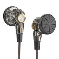 【CC】▩♘  WJLYP Flat HiFi Earphone Heavy Bass Music Headset 3.5mm Earbuds Headphone with Mic